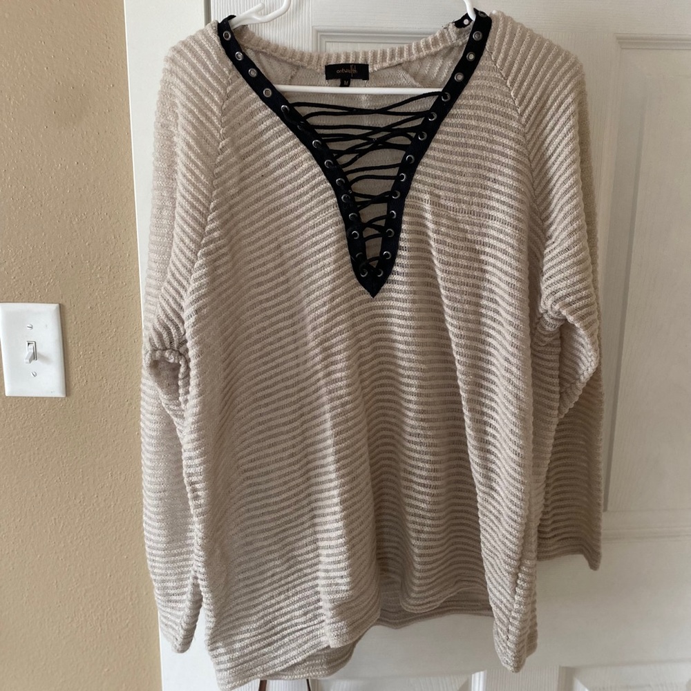 ribbed sweater